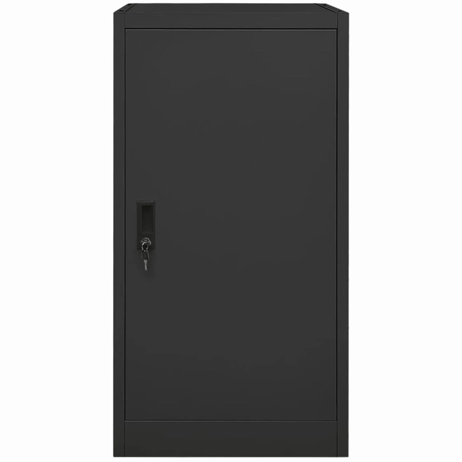 Homgoday Armario para sillas de Montar Acero Gris Antracita 53x53x105 cm