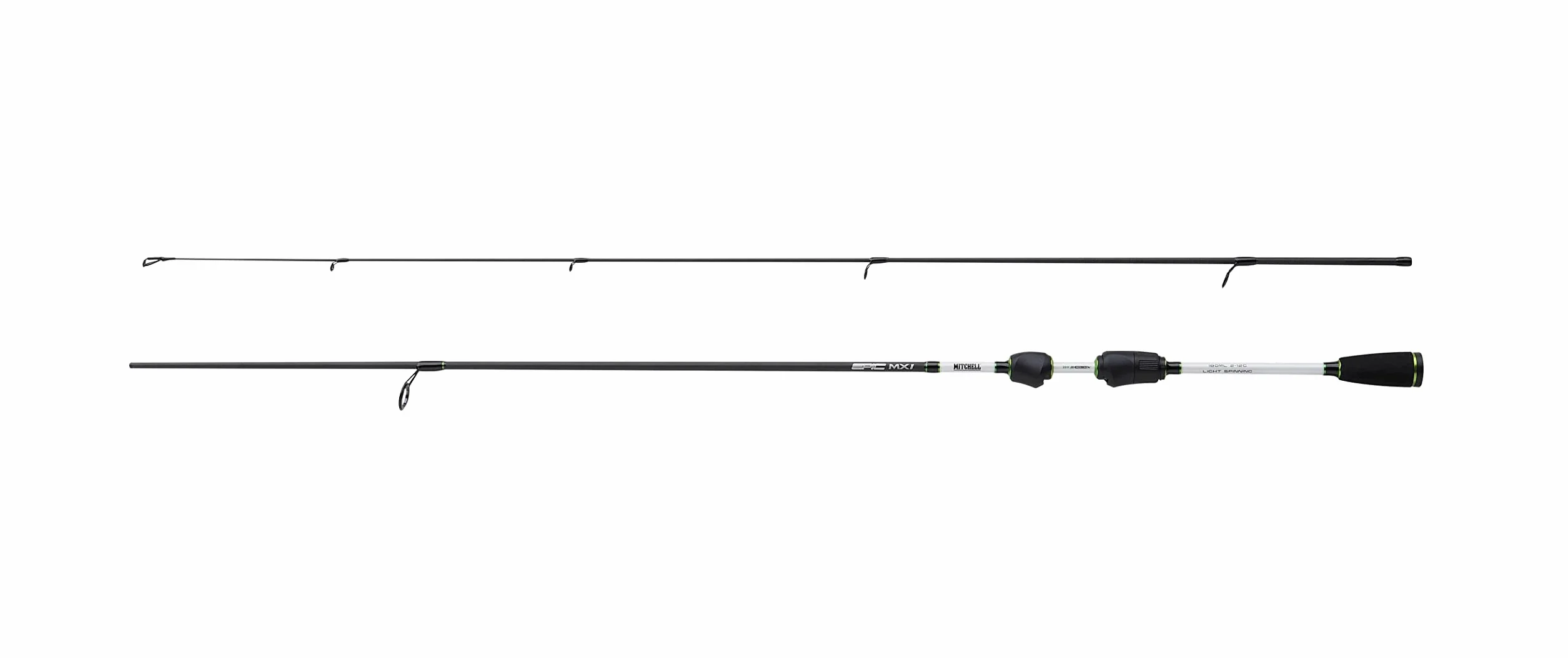 Mitchell Epic MX1 Caña Spinning Carbono Ligera para Bass Trucha Lucio Agua Dulce y Salada