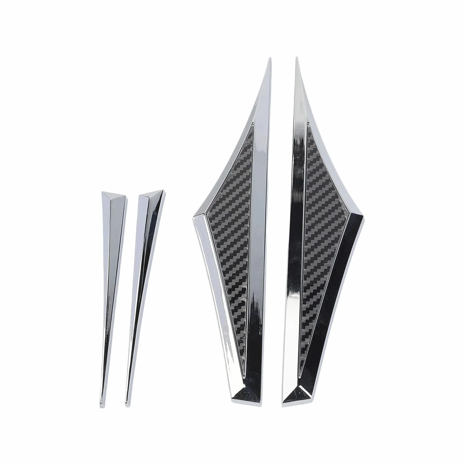 Insignias de metal 3D con emblema lateral, calcomanías de acero inoxidable para puerta de coche