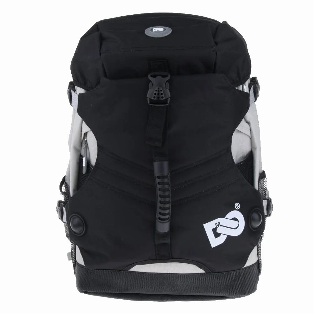 Prettyia Mochila de Hombro para Patines, Bolsa de Almacenamiento Deportivo - Negro