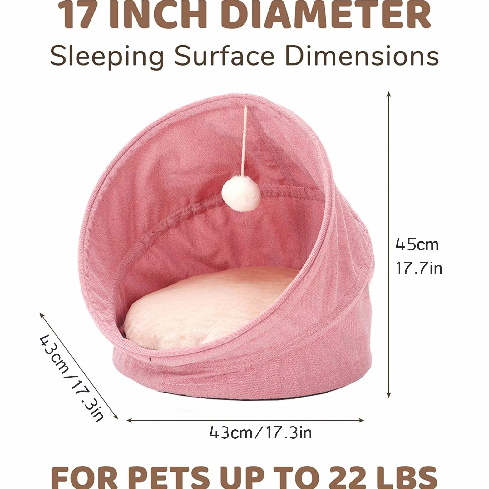 Cama para Mascotas,Manta Eléctrica para Gato/Perro Interior, Almohadilla Térmica para Mascotas con Una Alfombra Suave para Mascotas, Alfombrilla De Calentamiento Interior