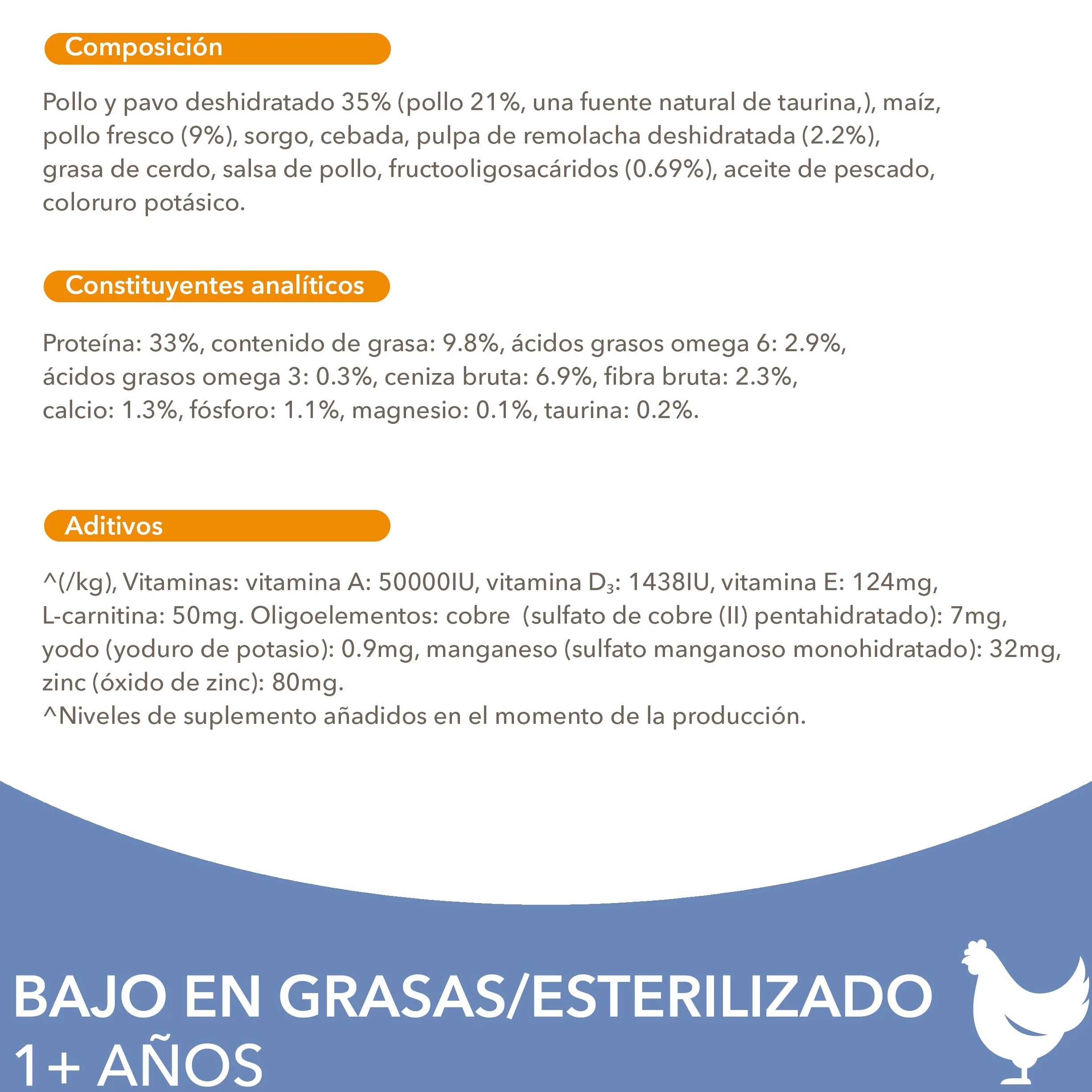 IAMS Alimento seco para gatos esterilizados - comida seca para gatos adultos de más de 1 año con pollo fresco, 3 kg