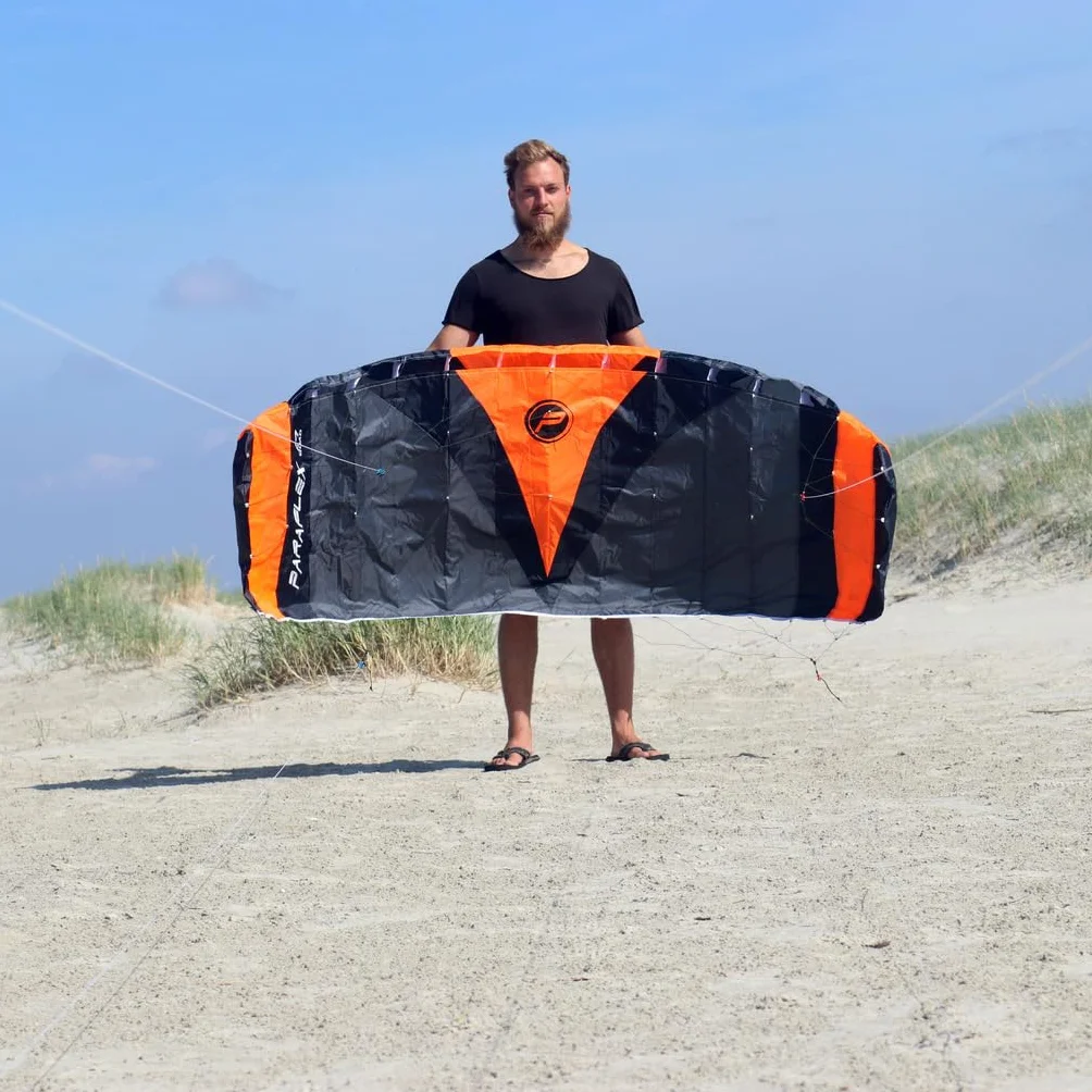 Wolkenstürmer Paraflex Quad 1.7 Alfombra de dirección de acción 4 líneas Cometa Asas con Barra