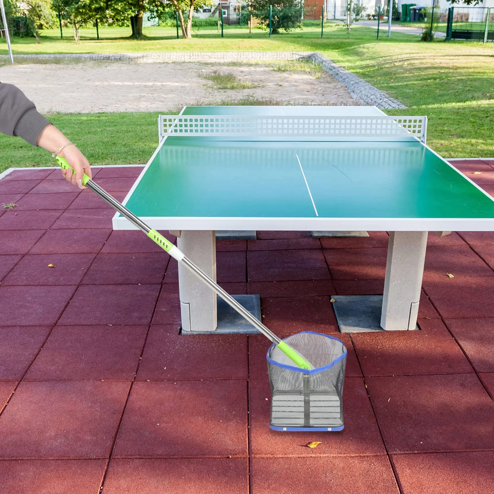 BESPORTBLE Pong Picker portátil Colector de Pelota de Tenis de Mesa Retriever Up Bolsa de Malla Equipo de Entrenamiento