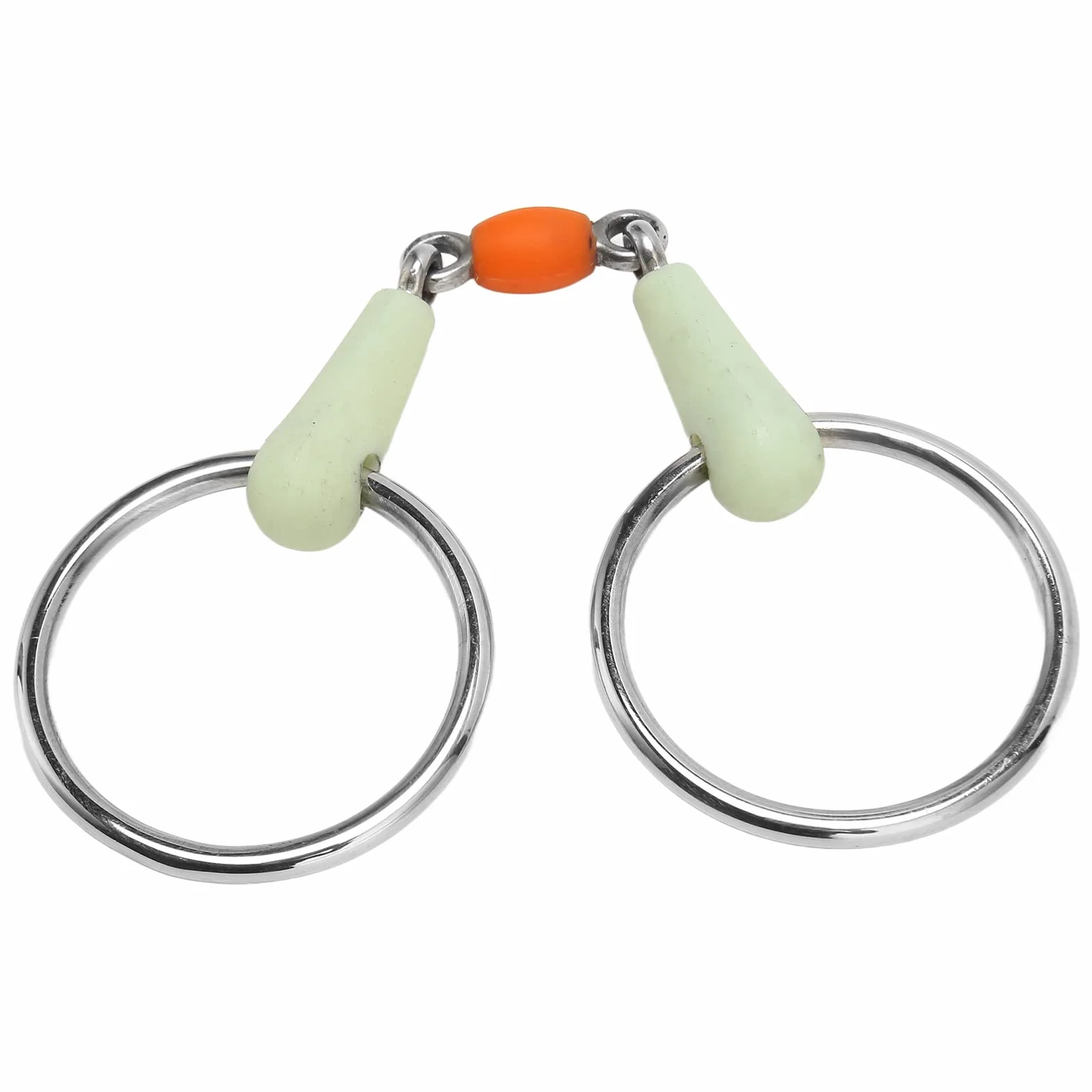 Bocado para Caballo, Fácil de controlar. Previene Las mordeduras. Superficie Lisa Envuelta en Goma. Un Bocado Cómodo para Tu Caballo. Anillo de Acero Inoxidable. Duradero para