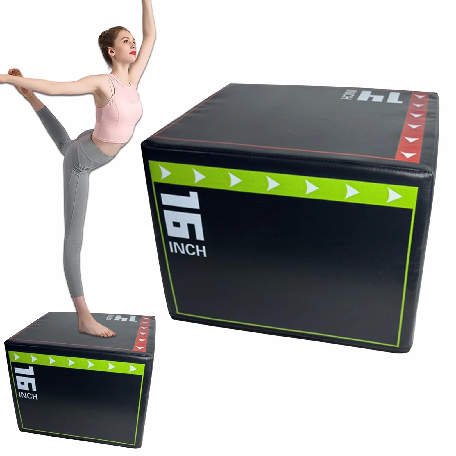 PLYOMETRIC Spring Box, caja de salto no antideslizante, equipo de fitness resistente a la intemperie