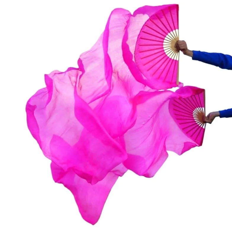 Abanico Seda Danza 180x90CM 1 Unidad 10 Colores