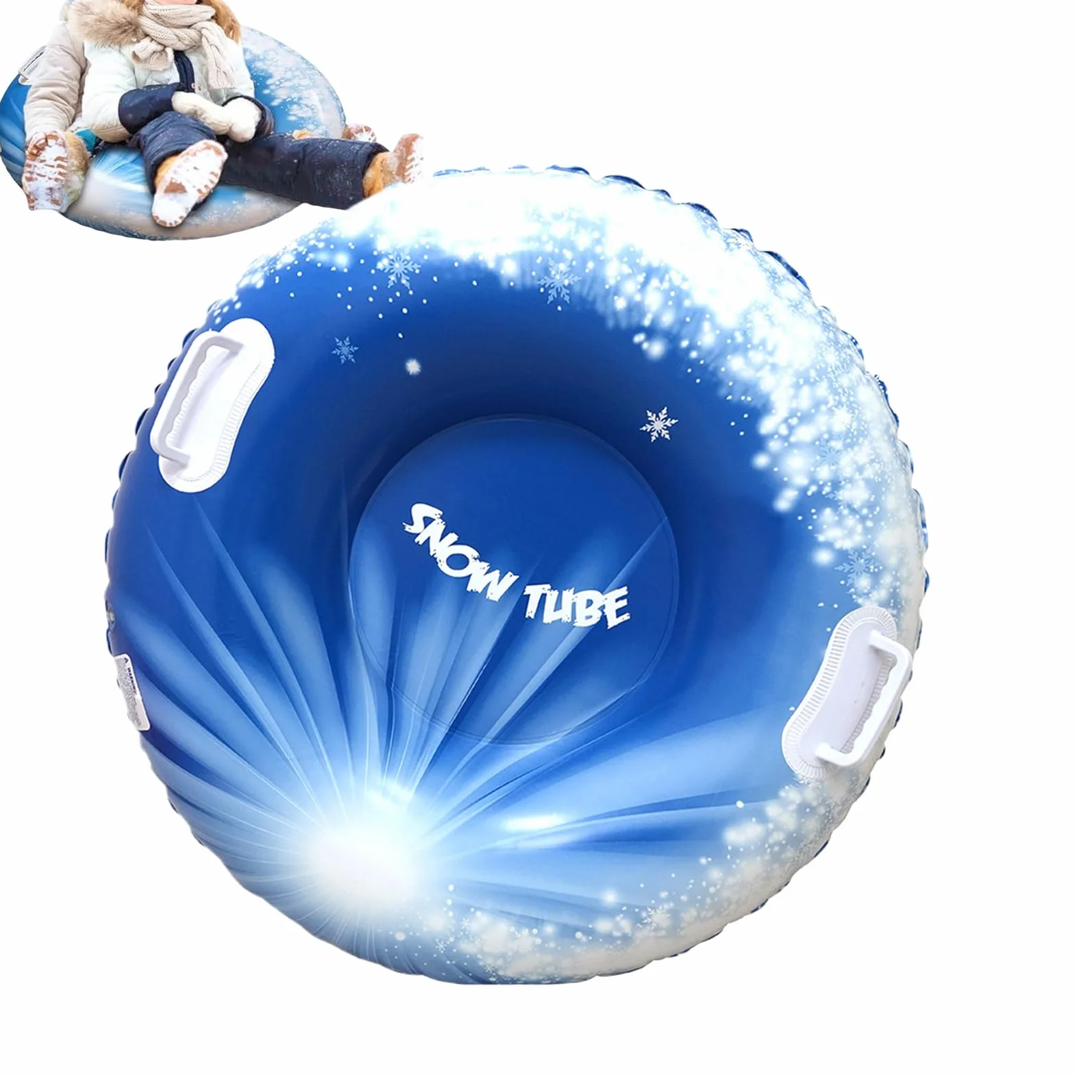 Colchones De Nieve para Adultos Tobogán Inflable Resistente Invierno Juguetes Actividades Exteriores