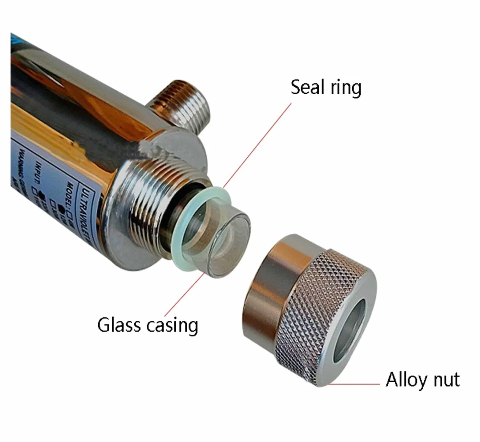 sistema de filtro de agua, Esterilizador de agua UV acero inoxidable 110/220, filtro desinfección bebida directa lámpara tubo ultravioleta, purificador tanque peces acuario