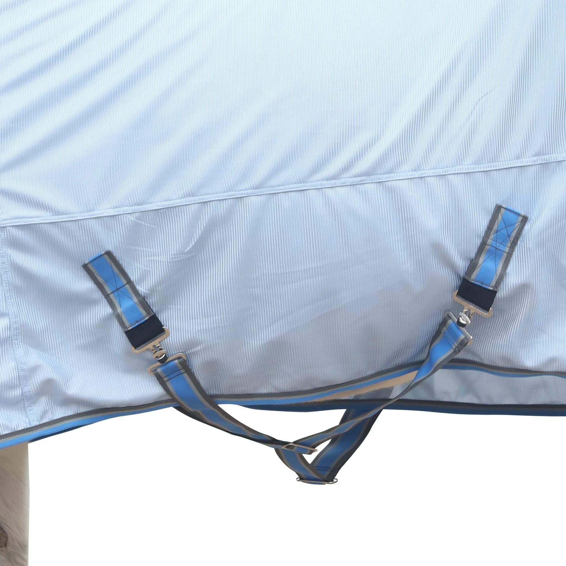 Manta antimoscas para caballo, manta para eccema con correa cruzada ajustable, protege la piel del caballo de arañazos, rayos UV y otras lesiones externas