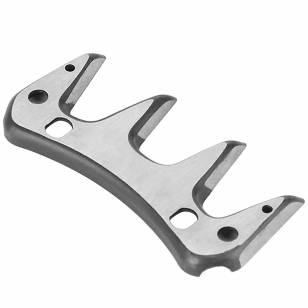 Cuchillas para tijeras para ovejas, cuchillas profesionales universales de acero inoxidable para cortadora de 9/13 dientes, cuchillas rectas / curvas, cuchillas de repuesto(Hoja recta de 13 dientes)