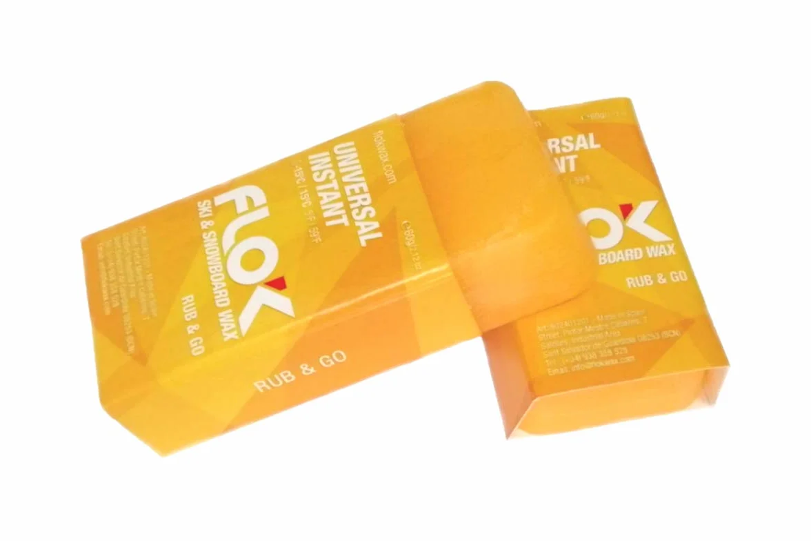 FLOK Cera de Esquí y Snowboard Universal Instant 2 x 60 g