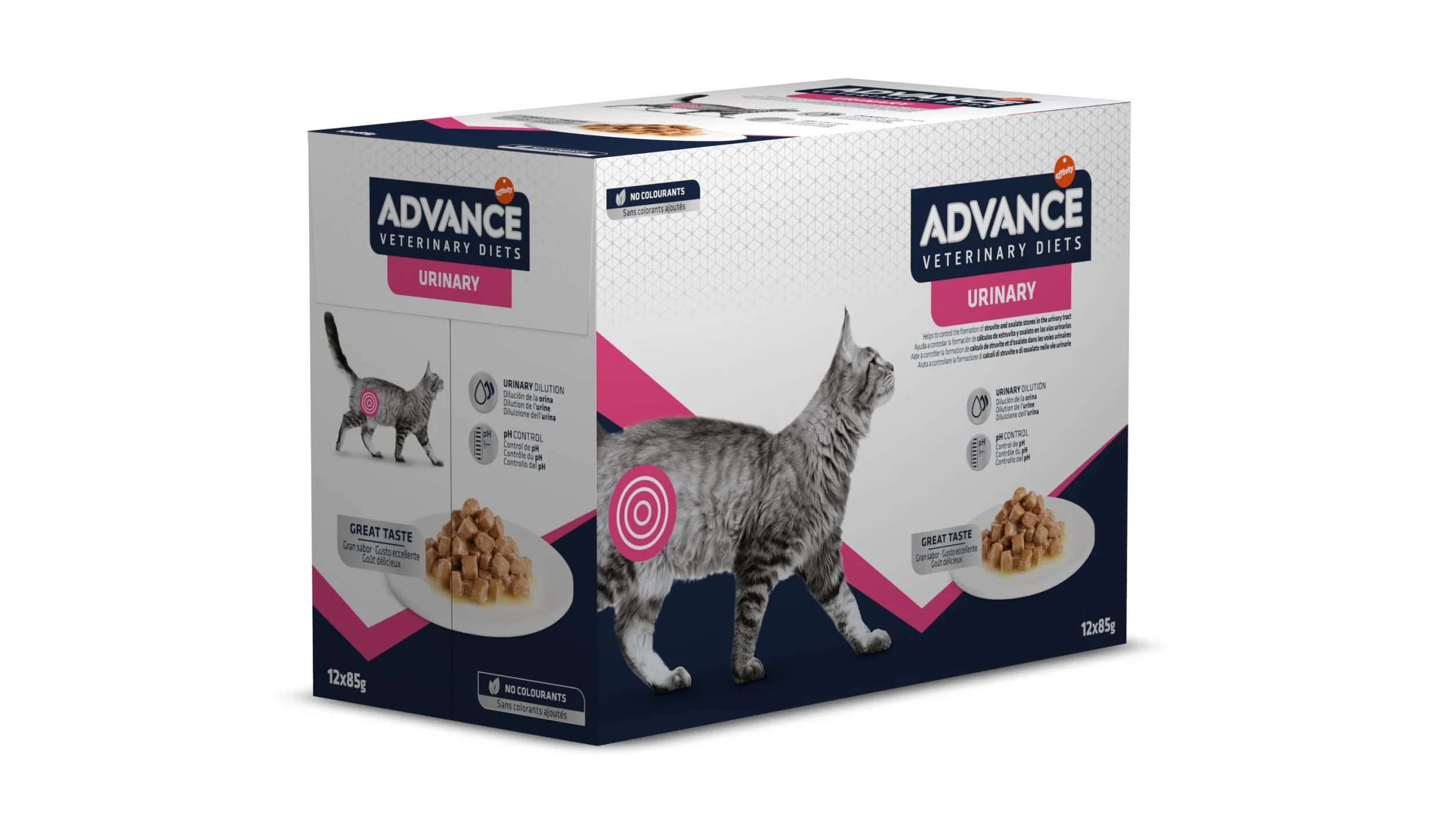 Advance Veterinary Diets Urinary - Comida Húmeda para Gatos: Multipack 12 bolsitas de 85g