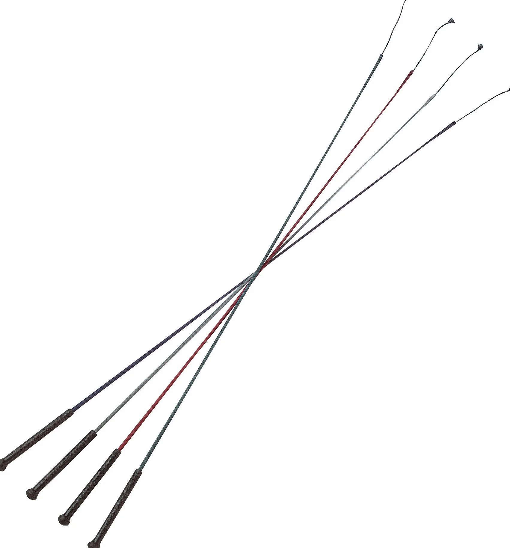 Whip & Go Fusta de doma 120 cm gris