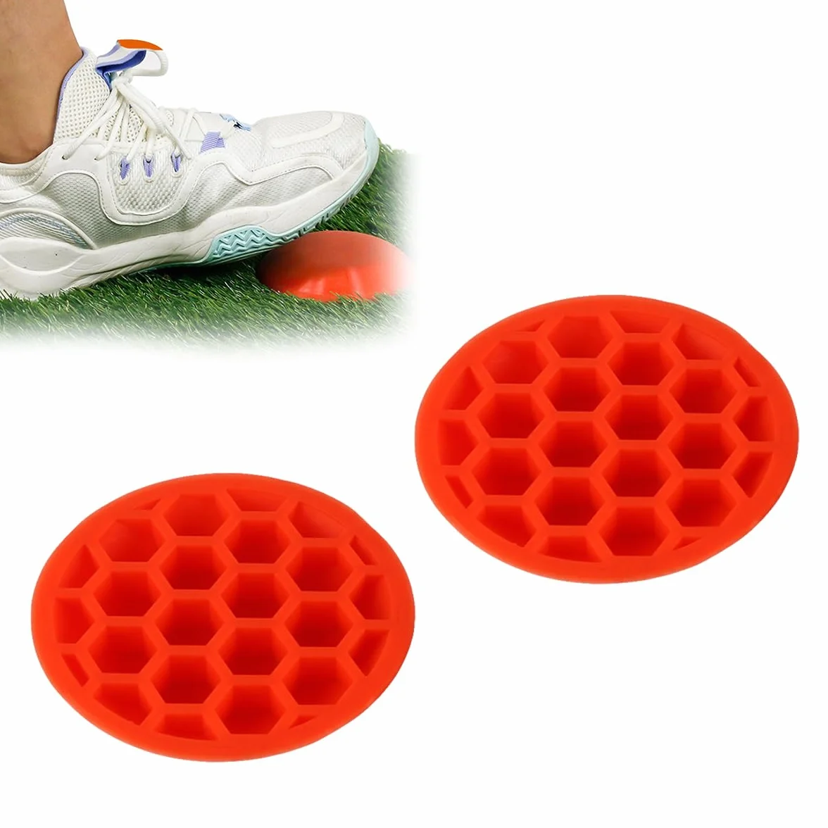 Alfombrillas de Entrenamiento de Fuerza para Golf, Almohadillas de Apoyo para Pedales de Swing