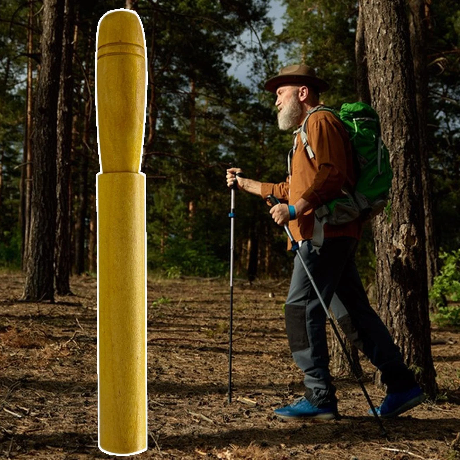 Llamador De Jabalíes para Caza - Silbato De Madera con Sonido Natural