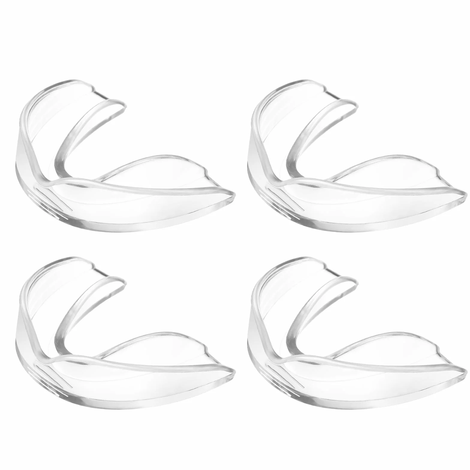 Flintronic 4 Piezas Protector Bucal para Dormir, Férula de Descarga para Bruxismo y Roncar