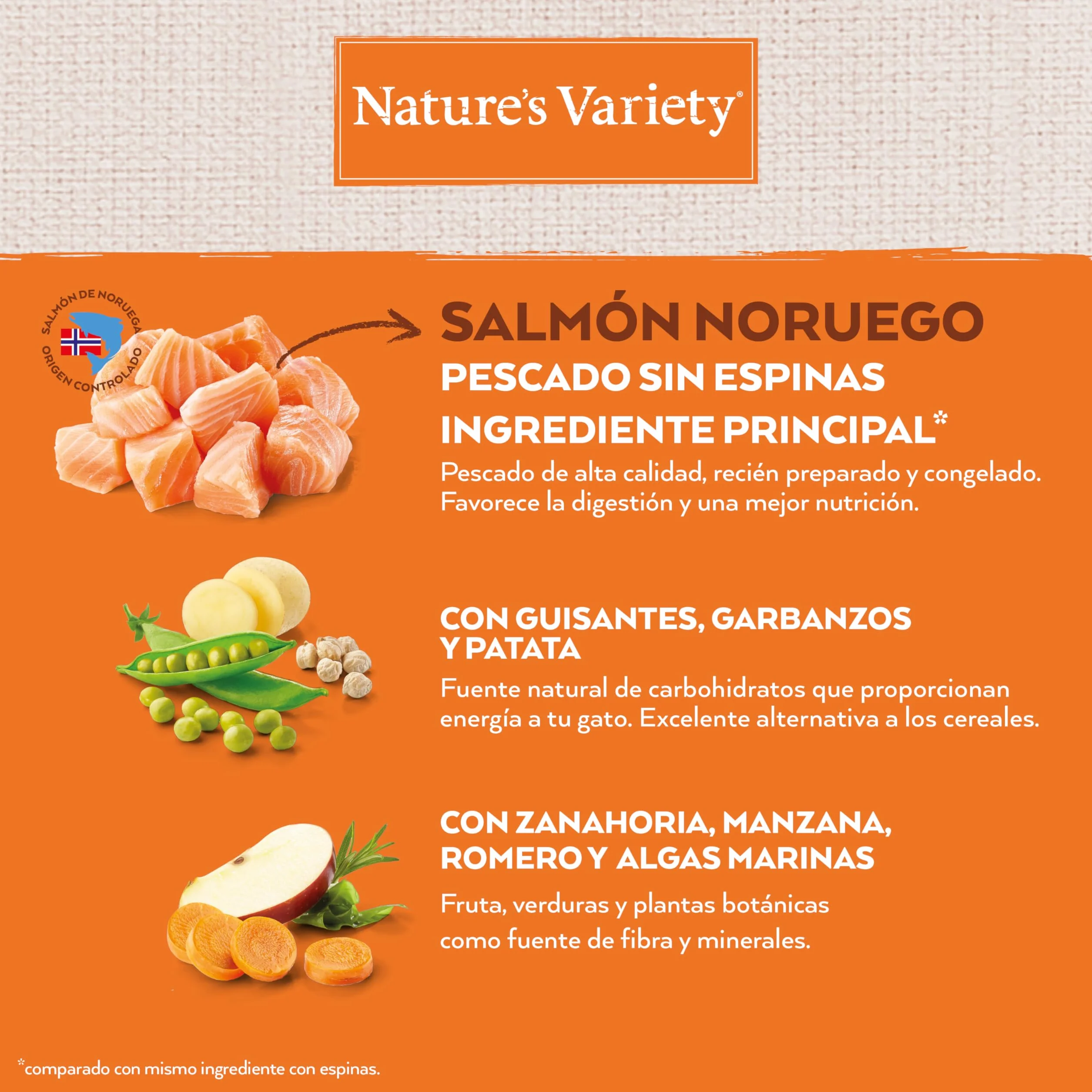 Nature's Variety Healthy Grains Pienso para Gatos Esterilizados con Salmón Noruego 7kg
