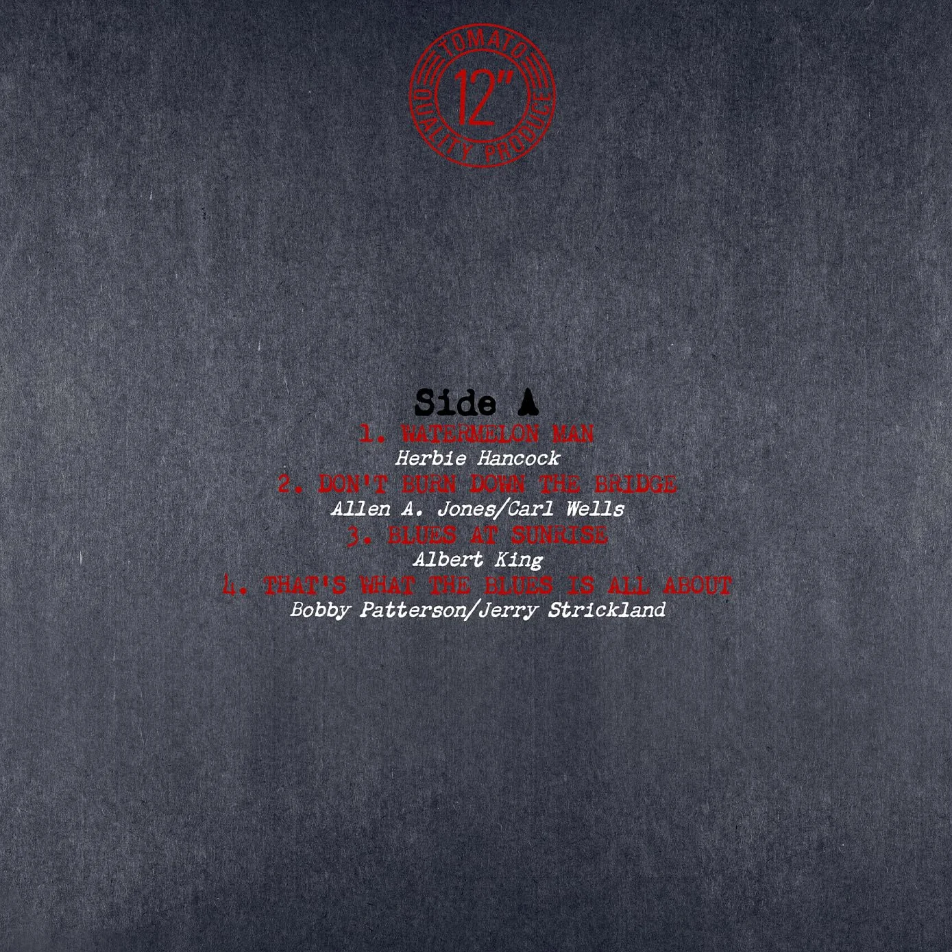 Albert Live Tomato Records Blanco Y Negro 2LP