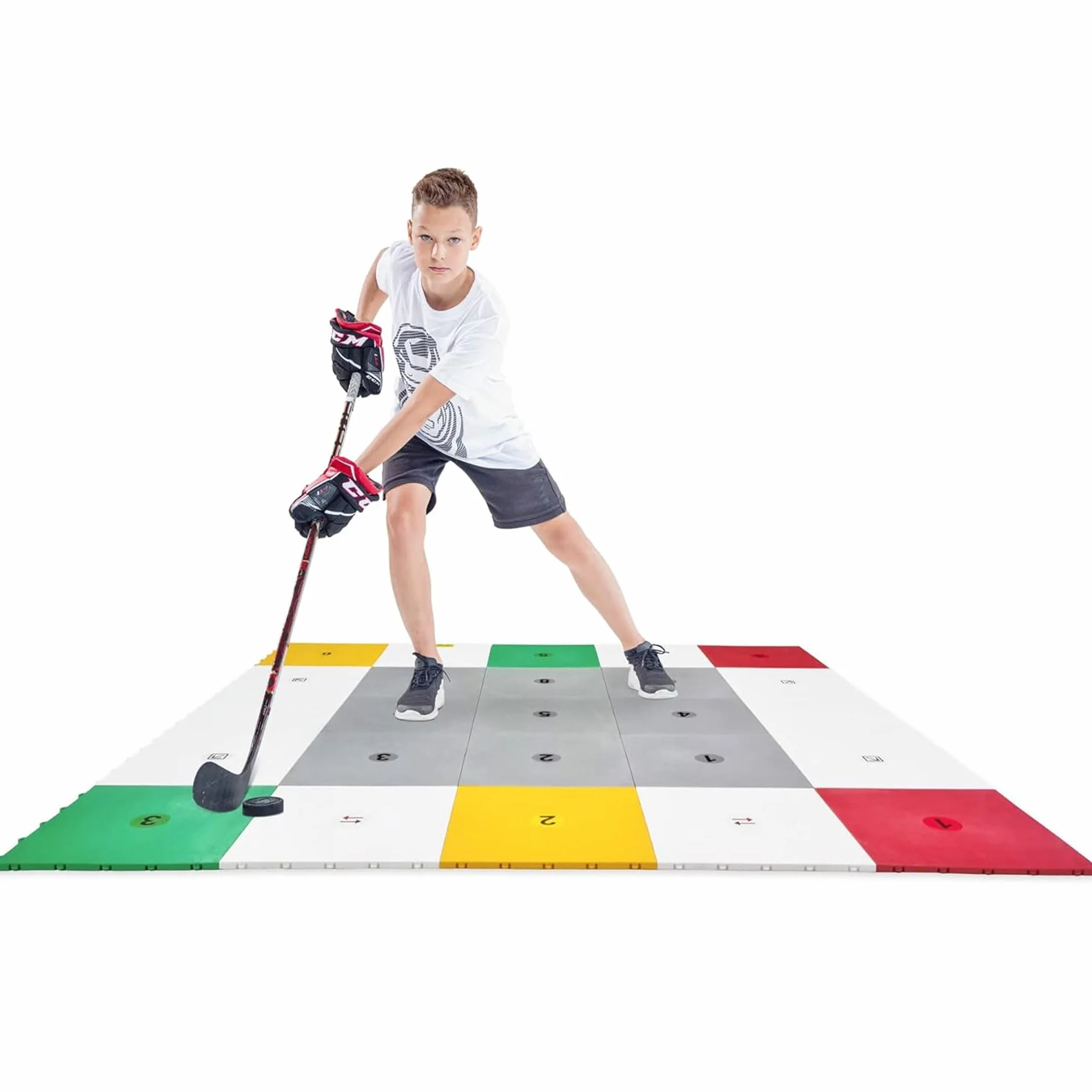 Azulejos de Entrenamiento Profesional Hockey Revolution con Iluminación 360 Zonas