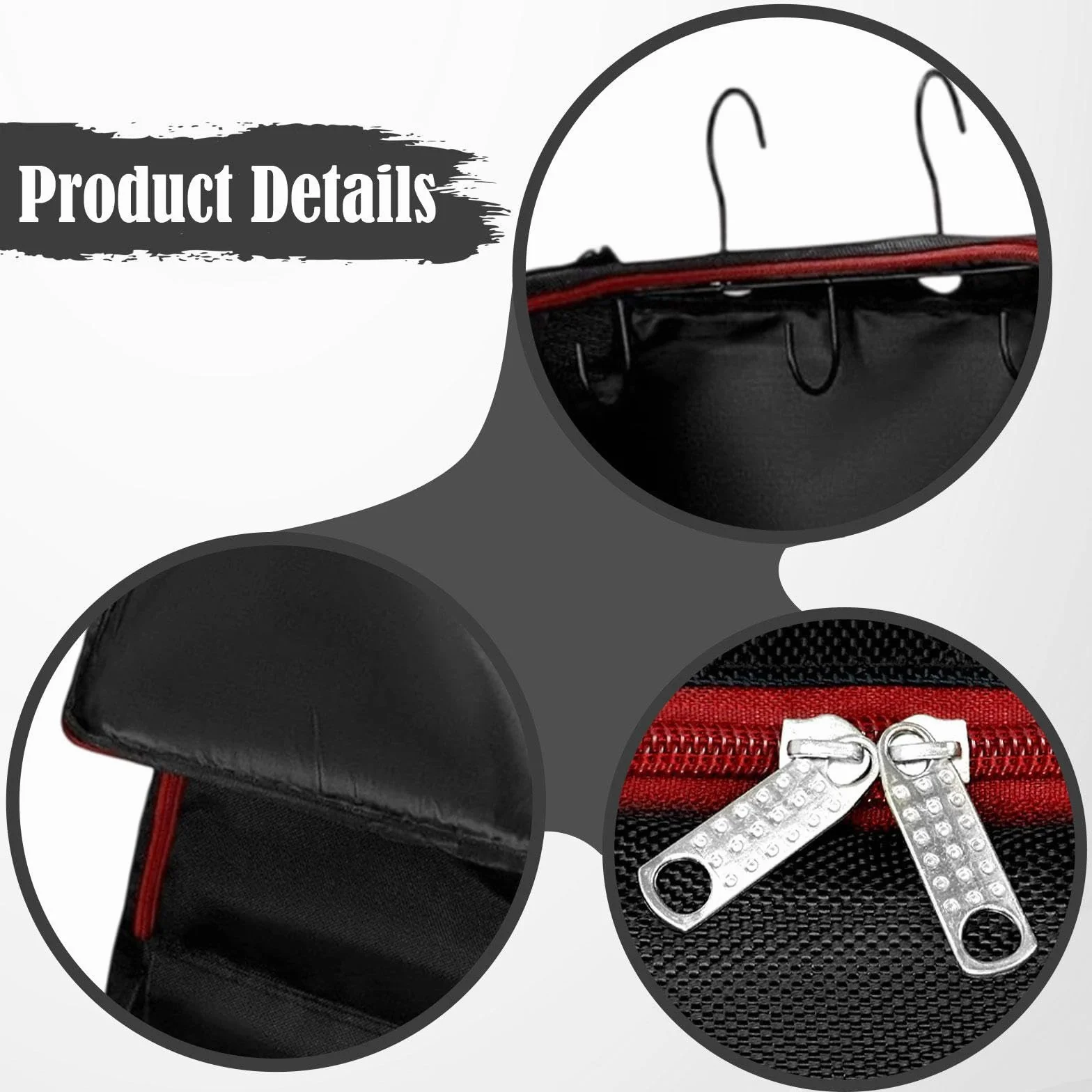 perfk Bolsa para Bridas de Caballo con Ganchos, Soporte Ecuestre para Exteriores, Bolsa de Almacenamiento Colgante, de Transporte para riendas, Cuerda de