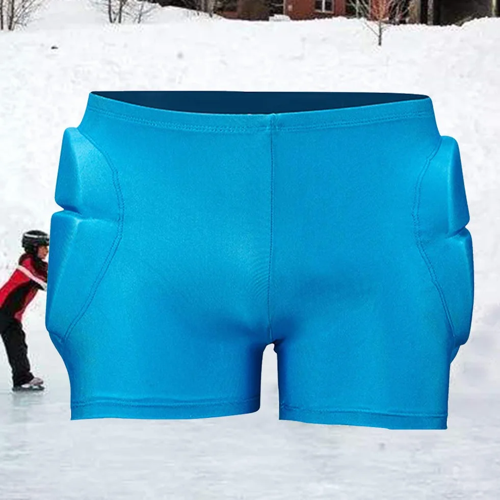 Pantalones Cortos Acolchados con Protección de Cadera 3D para Patinaje, Snowboard, Equitación y Ciclismo