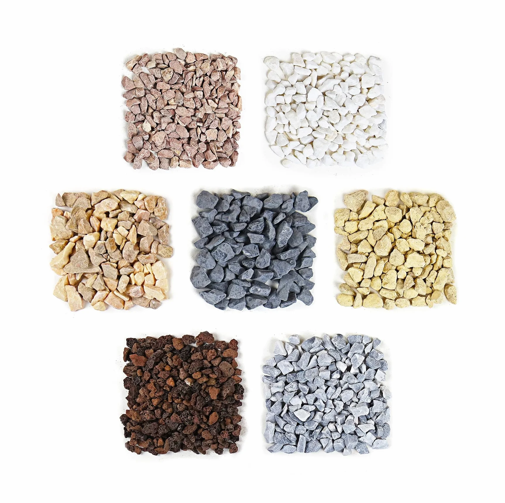 Grava Blanca 1,8kg - Piedras Decorativas - Grava Acuario - Piedras Decorativas para Jarrones - Piedras Acuario y Peceras - Piedras para Macetas - Grava Jardin (9-12 mm)