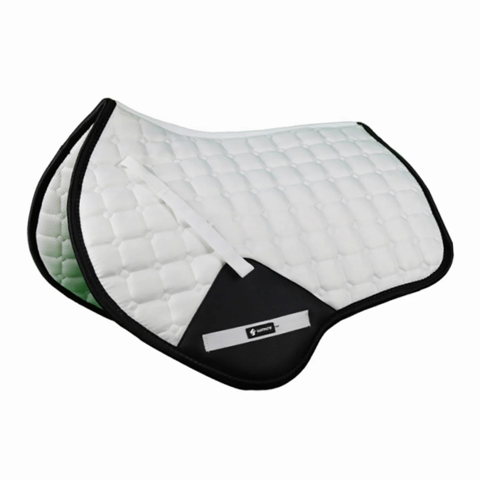 Manta para Caballo Almohadilla de Silla de Montar Cojín Ecuestre Antideslizante Absorbente de Sudor de Lona Adecuada para Entrenamiento Salto Ecuestre