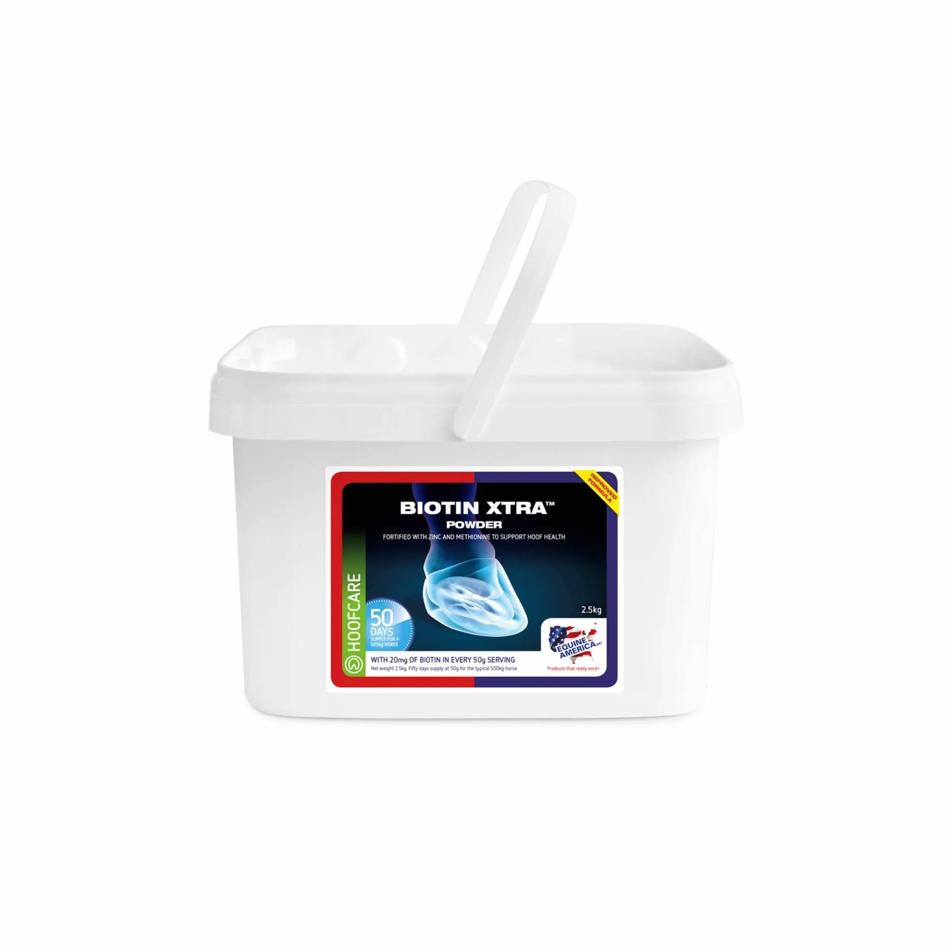 Equine America Biotina Xtra Polvere Integratore per Cavalli e Pony 2,5 kg