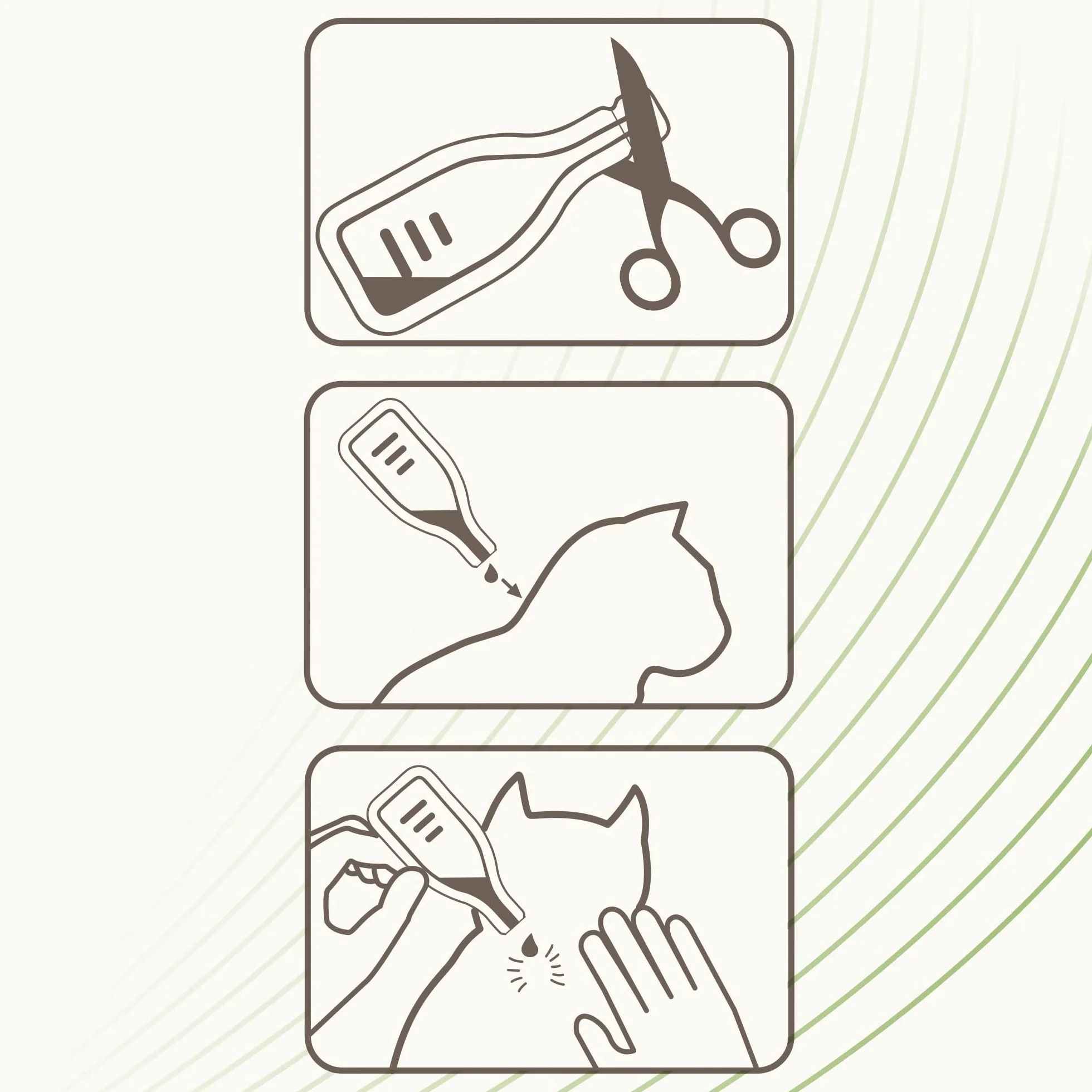 Beaphar Pipetas repelentes Naturales para Gatos - 3 Meses de protección Natural contra garrapatas, pulgas y Mosquitos - para Todo Tipo de Gatos - 3 pipetas de 1ml, El embalaje puede variar