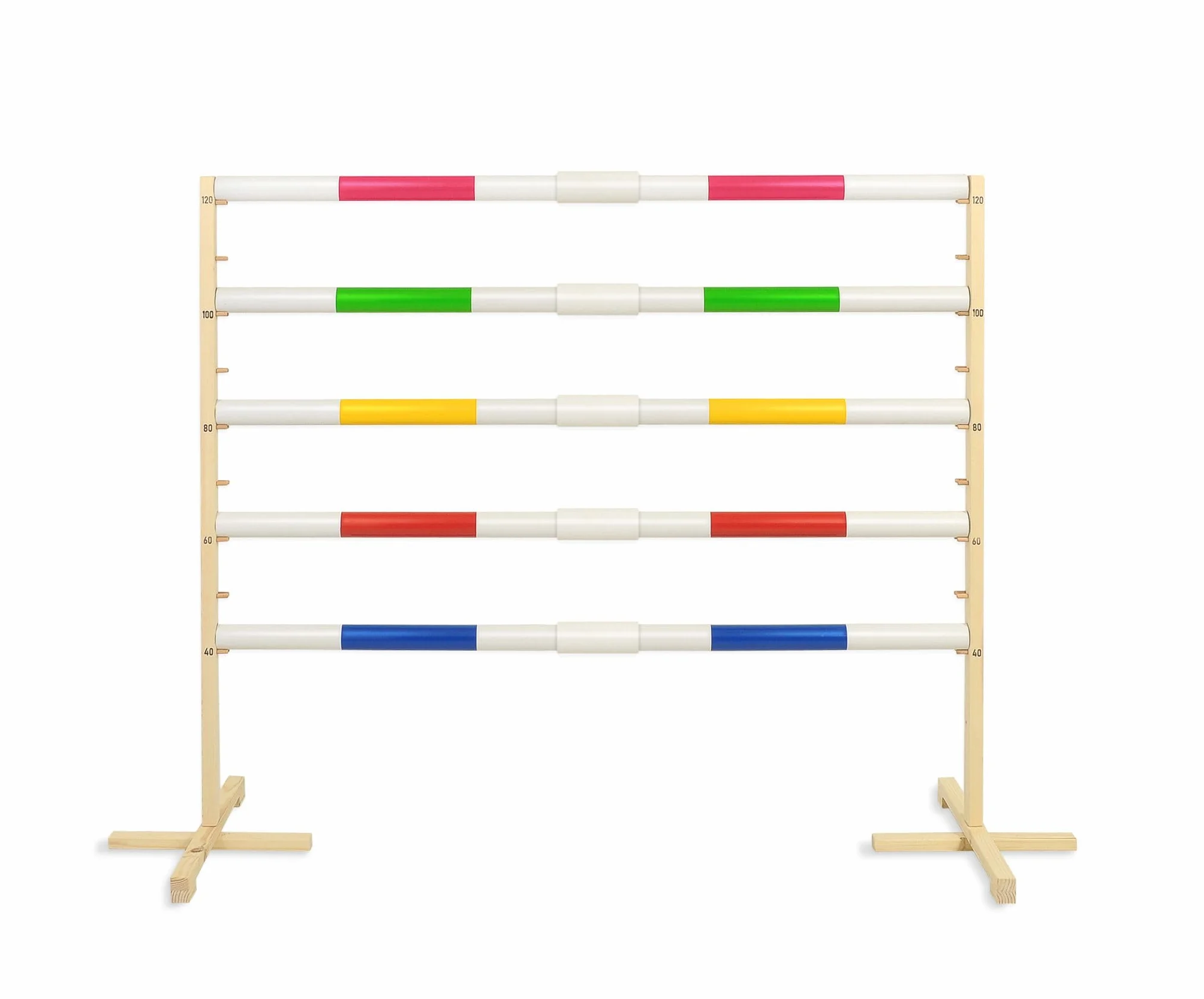 Obstáculo de Salto para Hobby Horse 160 cm con Dos Vigas de 50 mm - Rosa