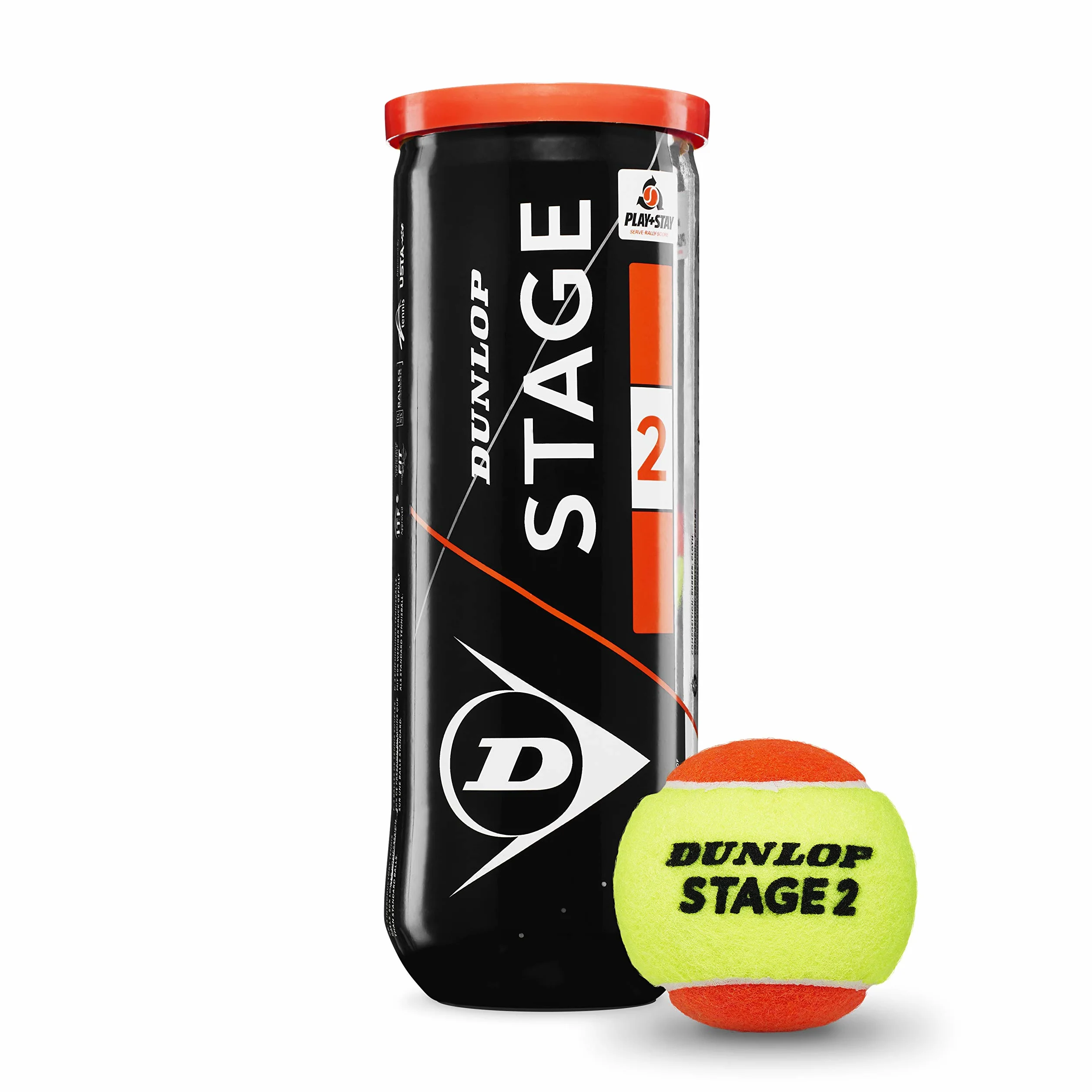 DUNLOP Pelota de Tenis Stage 2
