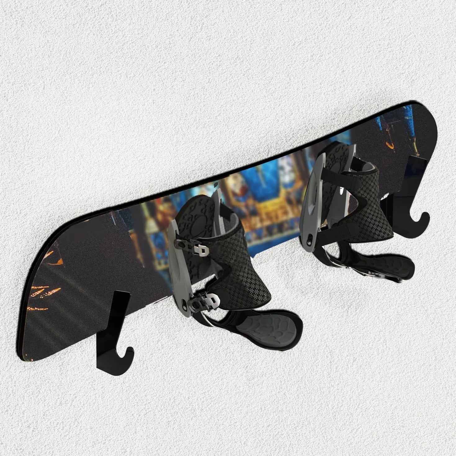 Soportes Tabla de Snowboard Gosknor con Ganchos Estante de Exhibición