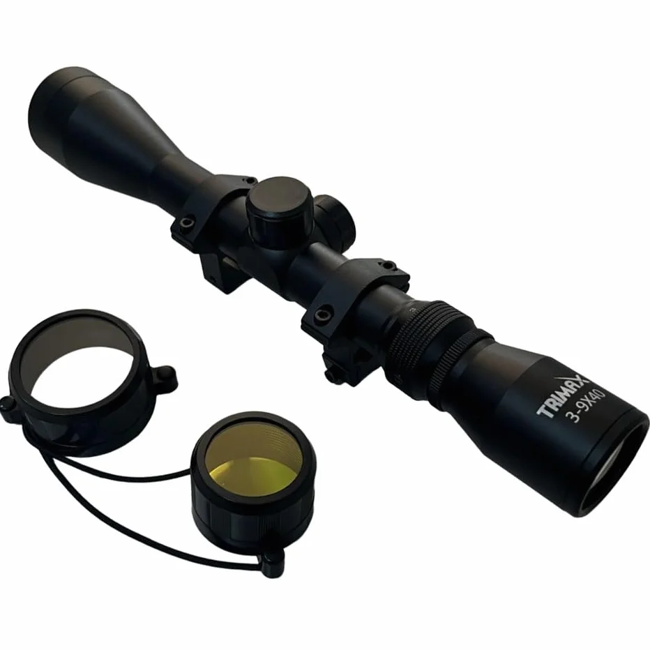Visor Telescópico 3-9×40 TRIMAX para Escopetas, Rifles, Carabinas y Pistolas de Aire Comprimido 11mm