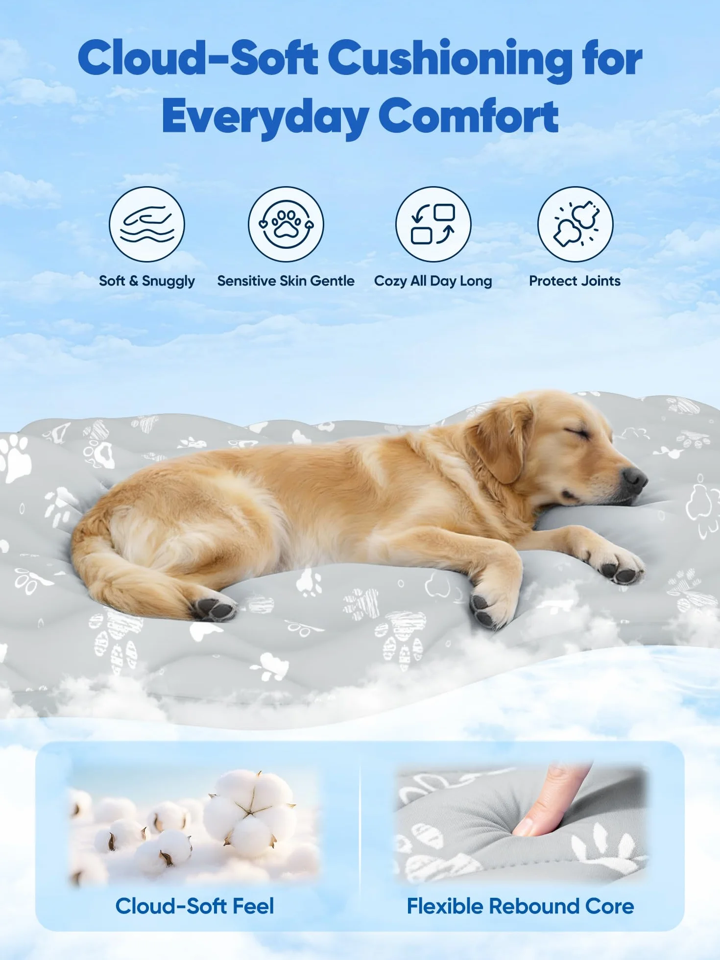 Rywell Alfombrilla de refrigeración súper absorbente para perros de 59 x 40 pulgadas, Arc-Chill 3.0 y tapete de refrigeración para perros que cambia de color, se mantiene fresco y seco, lavable