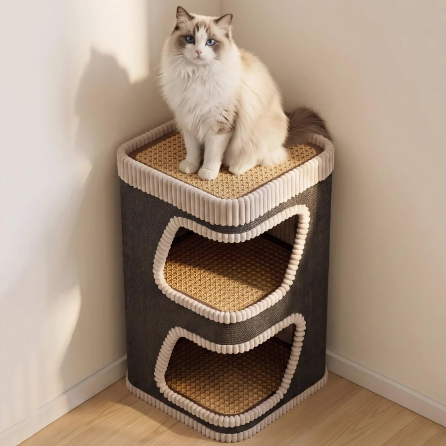 Marco de Escalada for Gatos, Perchas, casa interactiva