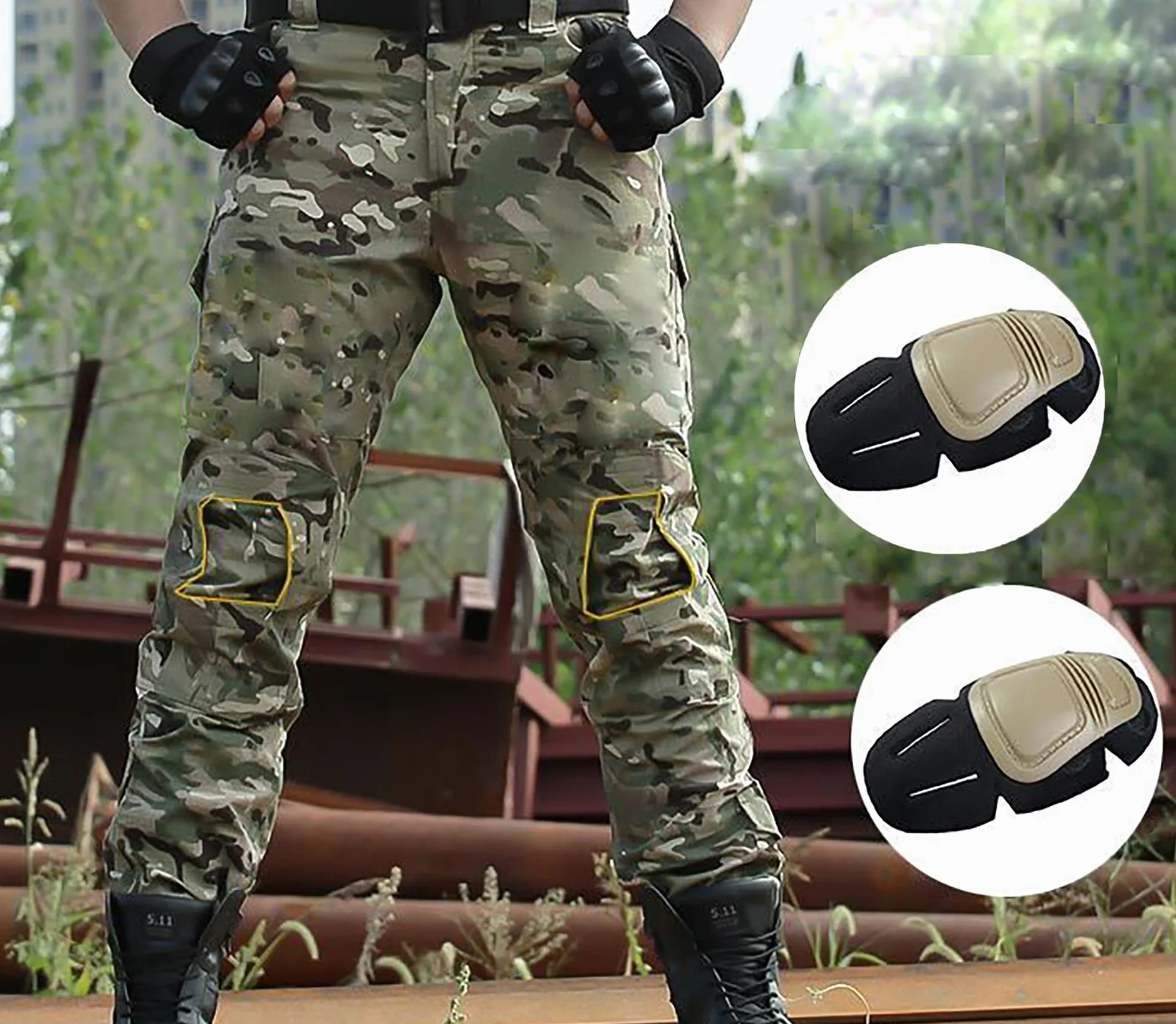 Rodilleras Tácticas Airsoft Combat Paintball G3 G2