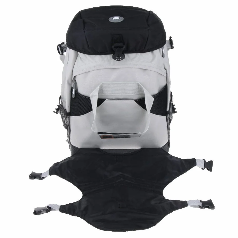 Prettyia Mochila de Hombro para Patines, Bolsa de Almacenamiento Deportivo - Negro