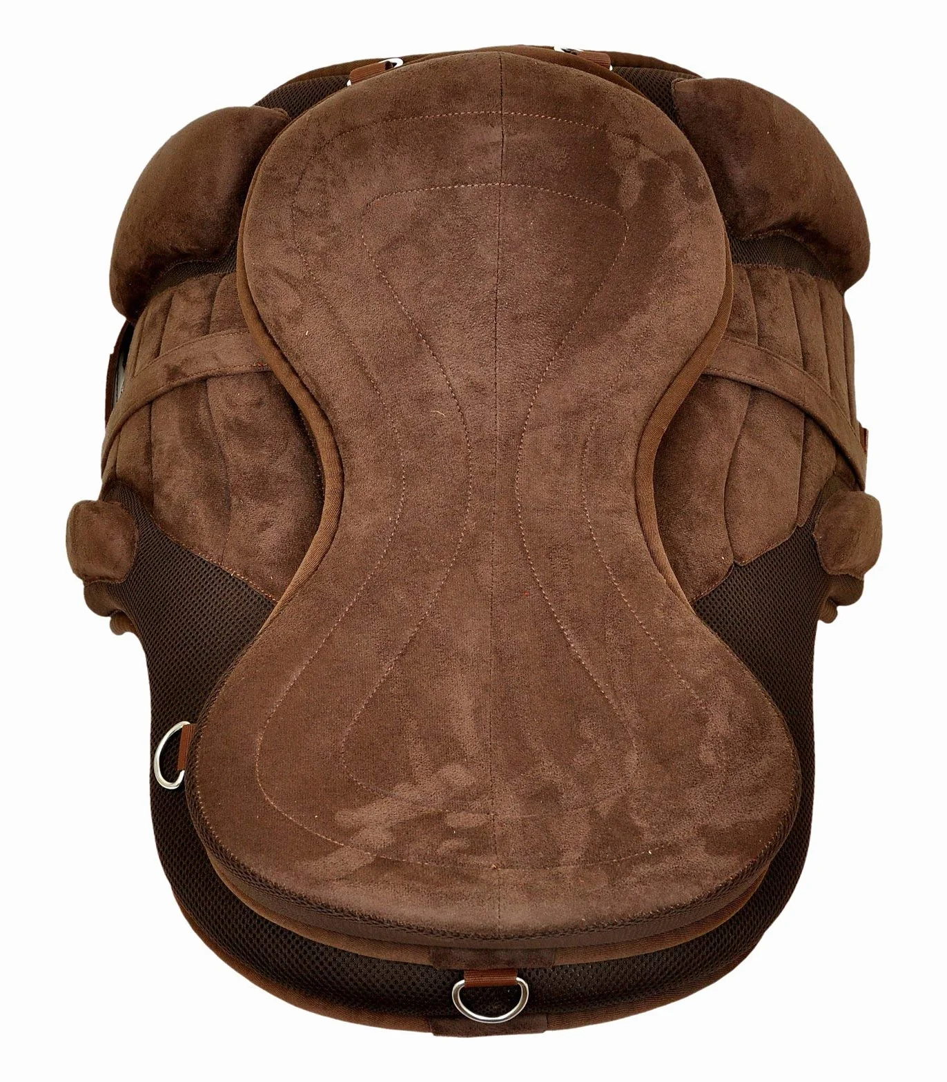 EU Equestrian Universe Treeless FREEMAX - Sillines de caballo sintéticos ingleses, consigue un contorno a juego, correas de cuero
