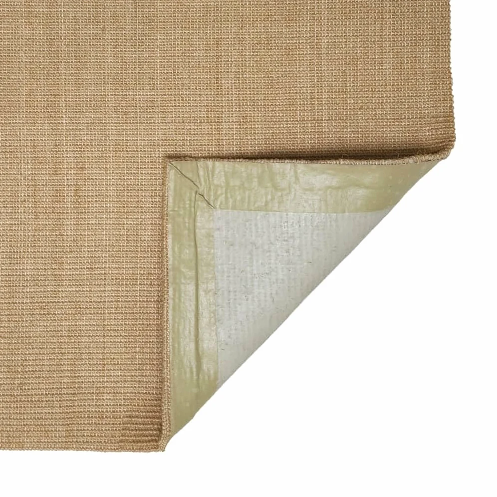 Alfombra de sisal de 80 x 100 cm para rascador, rascar, escalar, dormir con parte trasera de látex antideslizante, tronco de repuesto para árbol de gatos, bricolaje, montaje en pared, salón