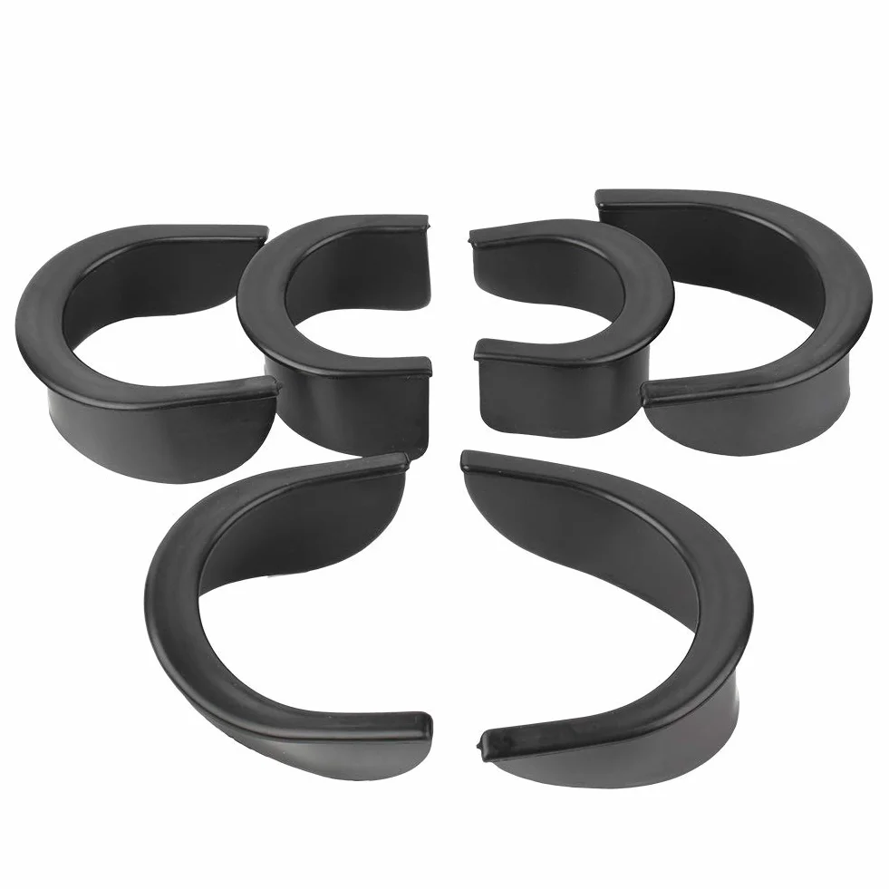 Keenso Revestimiento de Bolsillos para Mesa de Billar de 6 Uds, Goma
