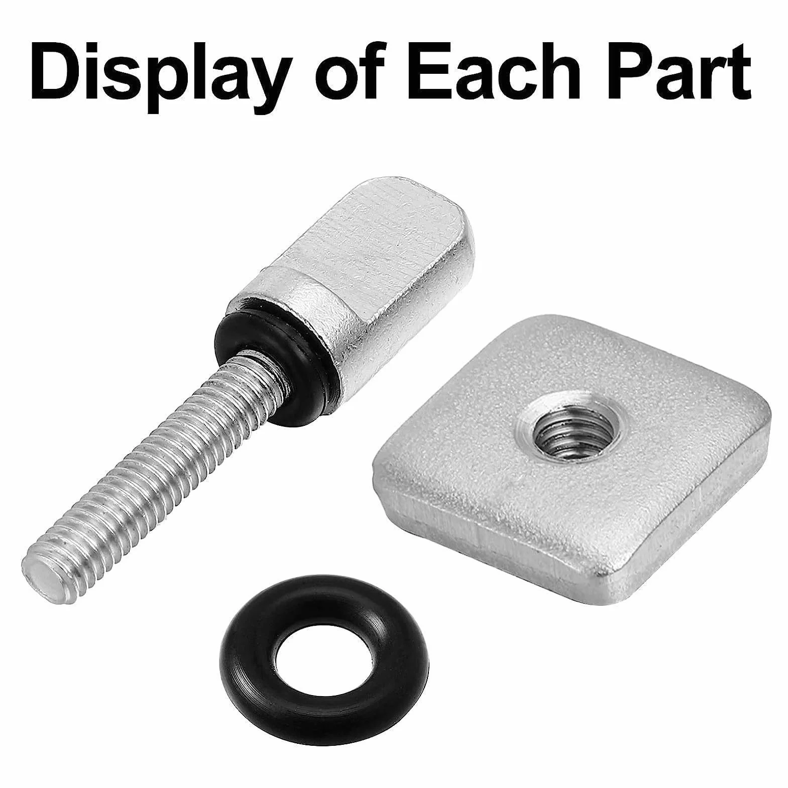 Tornillos aletas para tabla de surf, adaptador aleta central, retráctil con anillo de goma