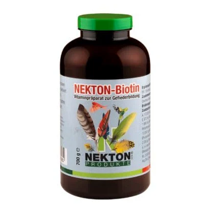 Nekton - NEKTON BIOTIN Complejo vitamínico Estimulante del Crecimiento de Plumas 700 gr