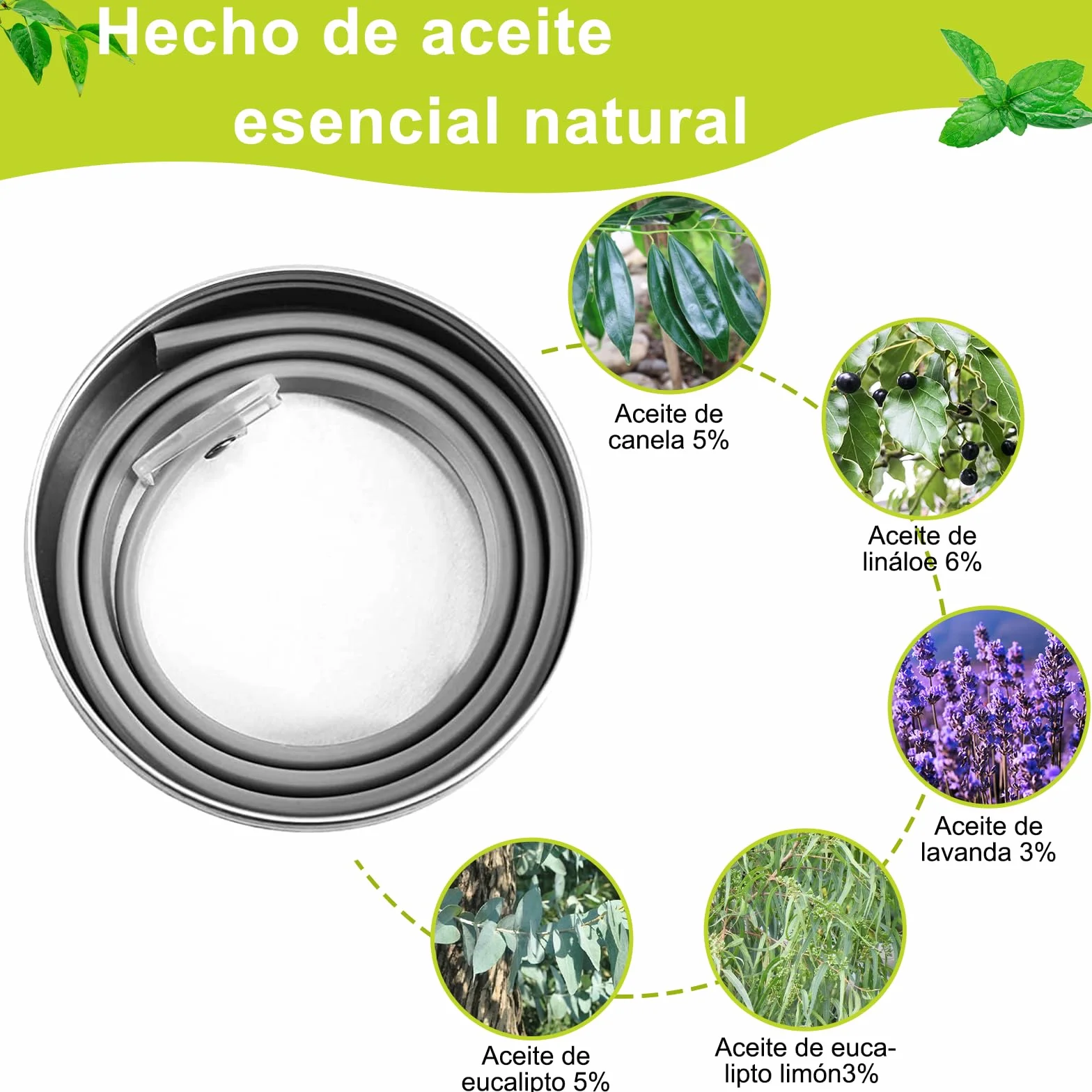 DEWEL Collar Antiparasitario para Perros 63,5 cm Gris 1 Unidad 8 Meses Protección