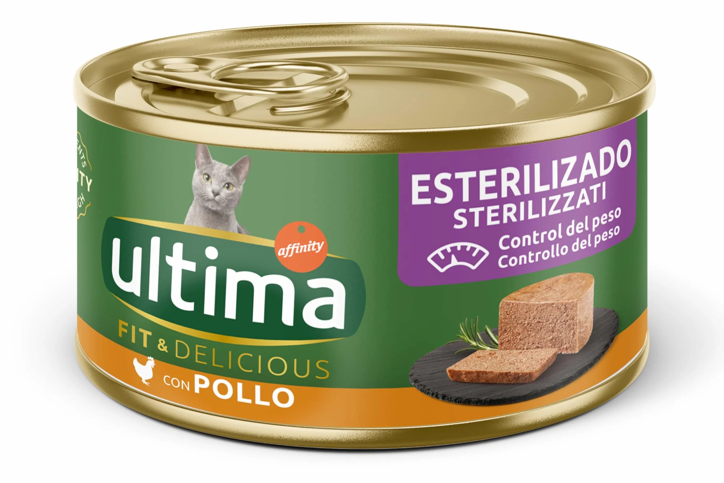 Ultima Fit & Delicious Comida Húmeda para Gatos - Mousse con Pollo: 24 latas de 85g