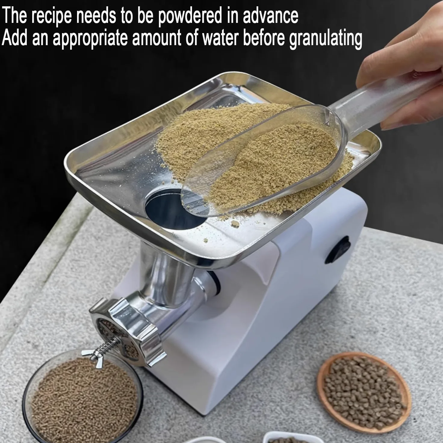 Máquina eléctrica de pellets de alimentación animal, incluye múltiples discos de molienda para la producción de alimentos para mascotas, ideal para gatos, conejos y pollos