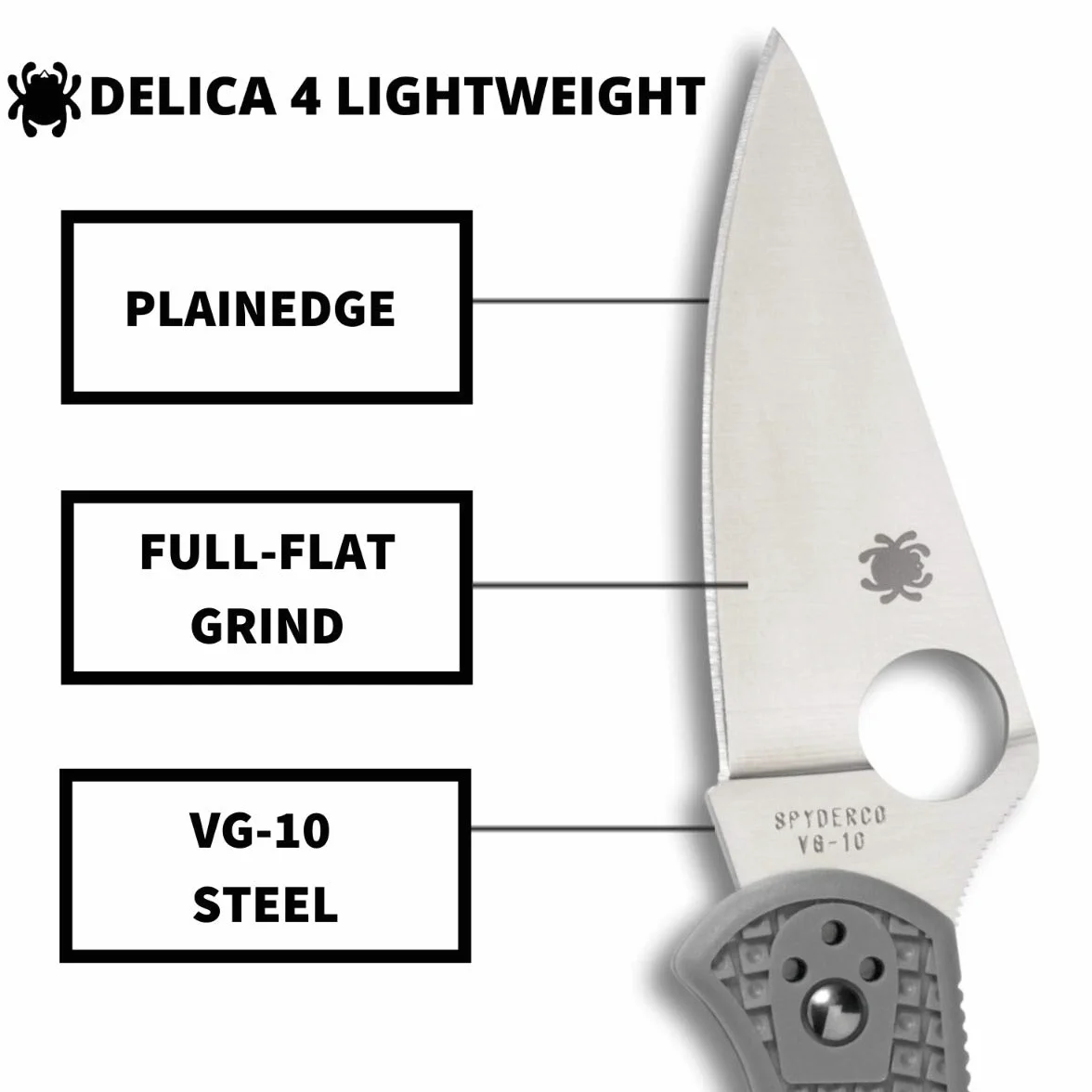Delica 4 Lightweight Mango FRN Folding Knife