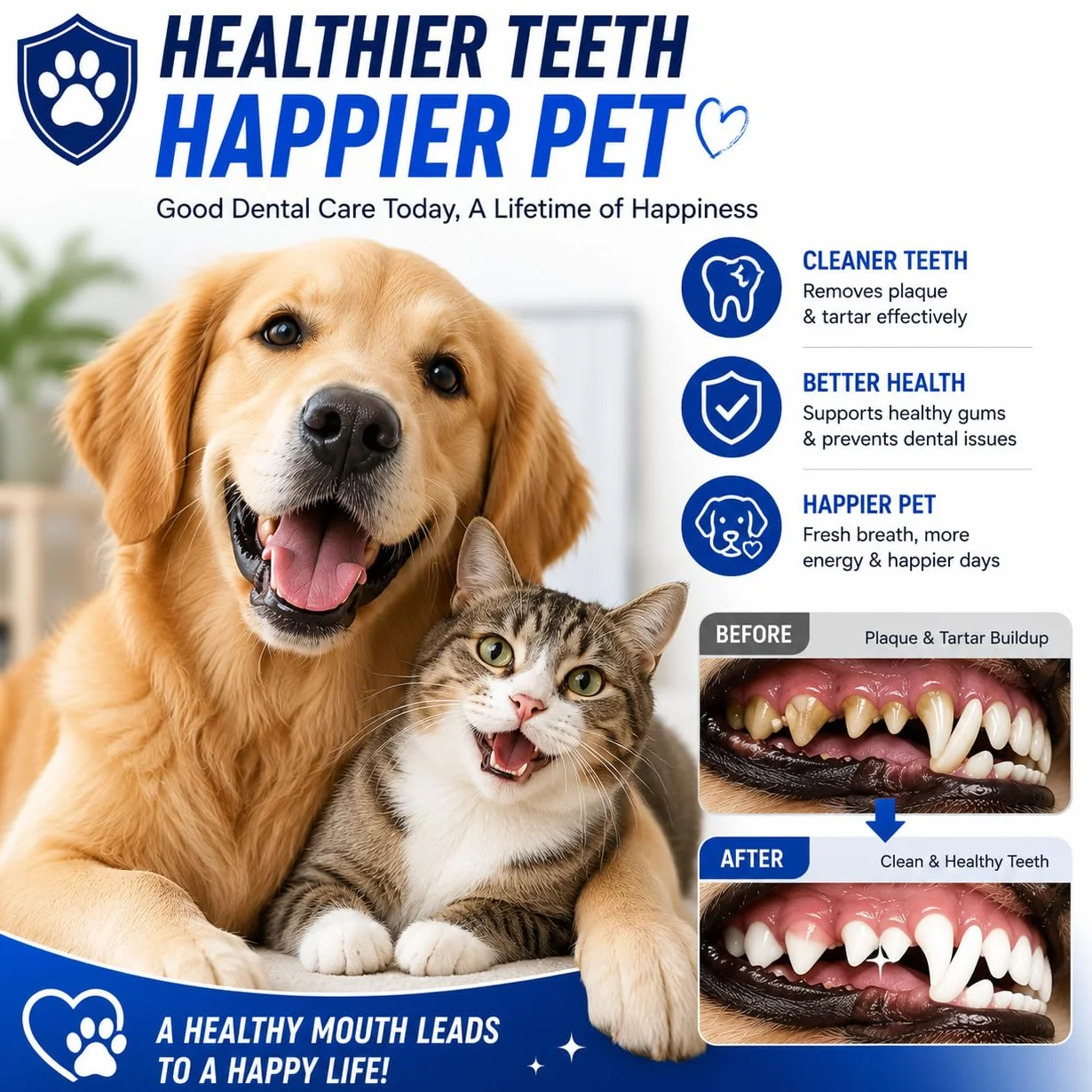 Herramientas dentales Rascador de sarro de doble cabeza Rascador de dientes dental Removedor de placa (perfecto para gatos y perros) Herramienta de limpieza de dientes de acero inoxidable