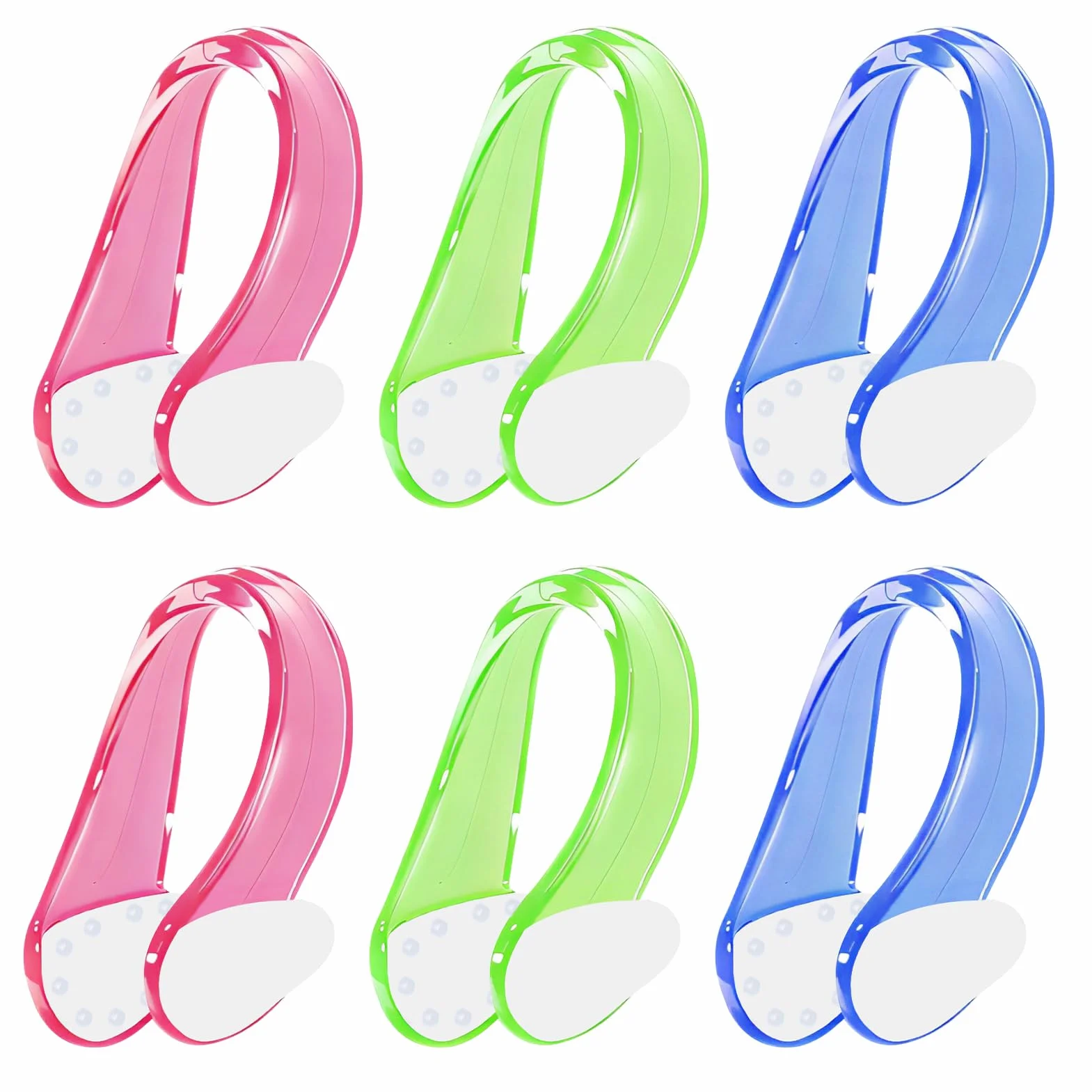Pinzas de Nariz para Natación Adulto Antideslizante Cómoda Juego Multicolor
