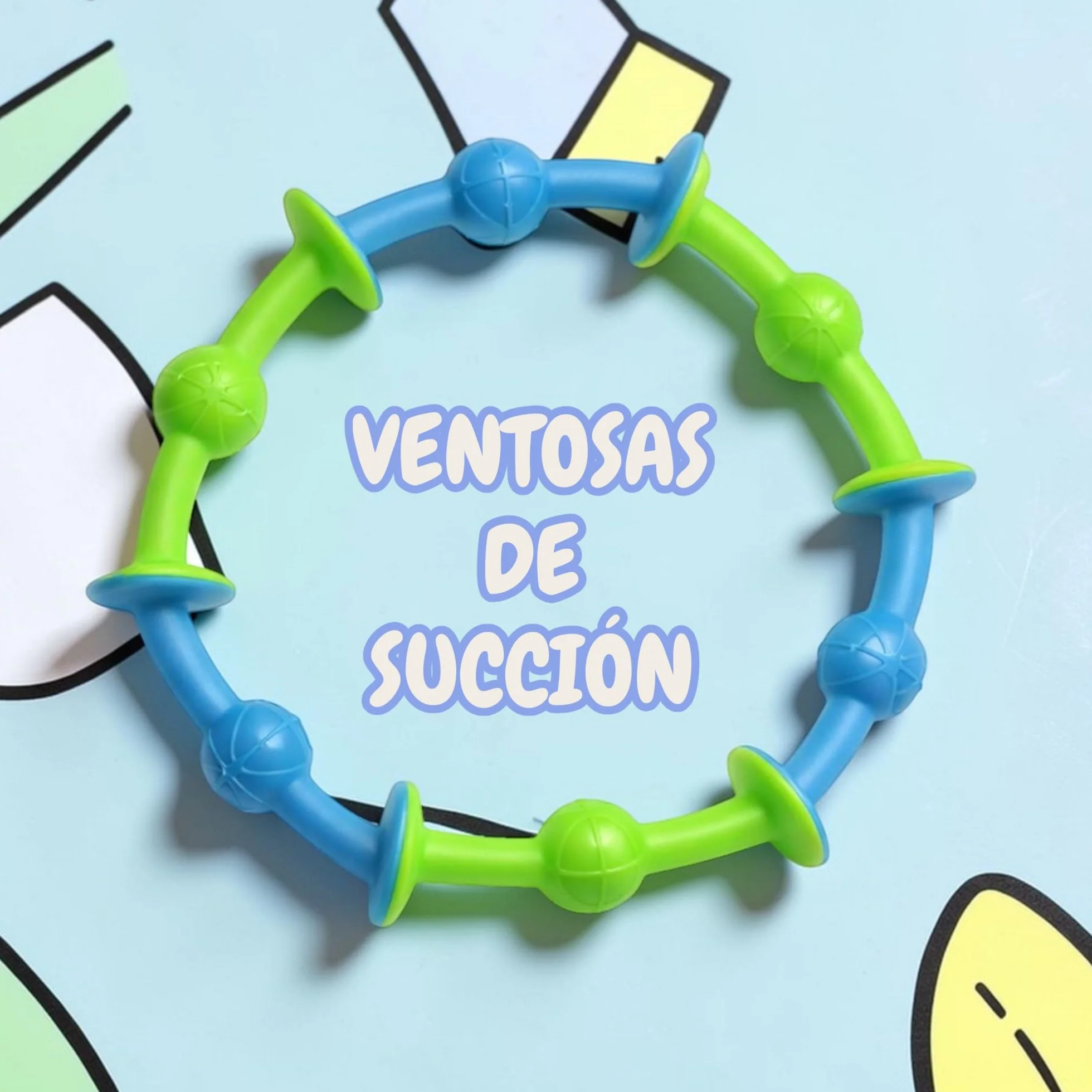 TIENDA EURASIA Juego de Dardos con Ventosa 9 Piezas Dardos de Silicona sin Látex Multicolor